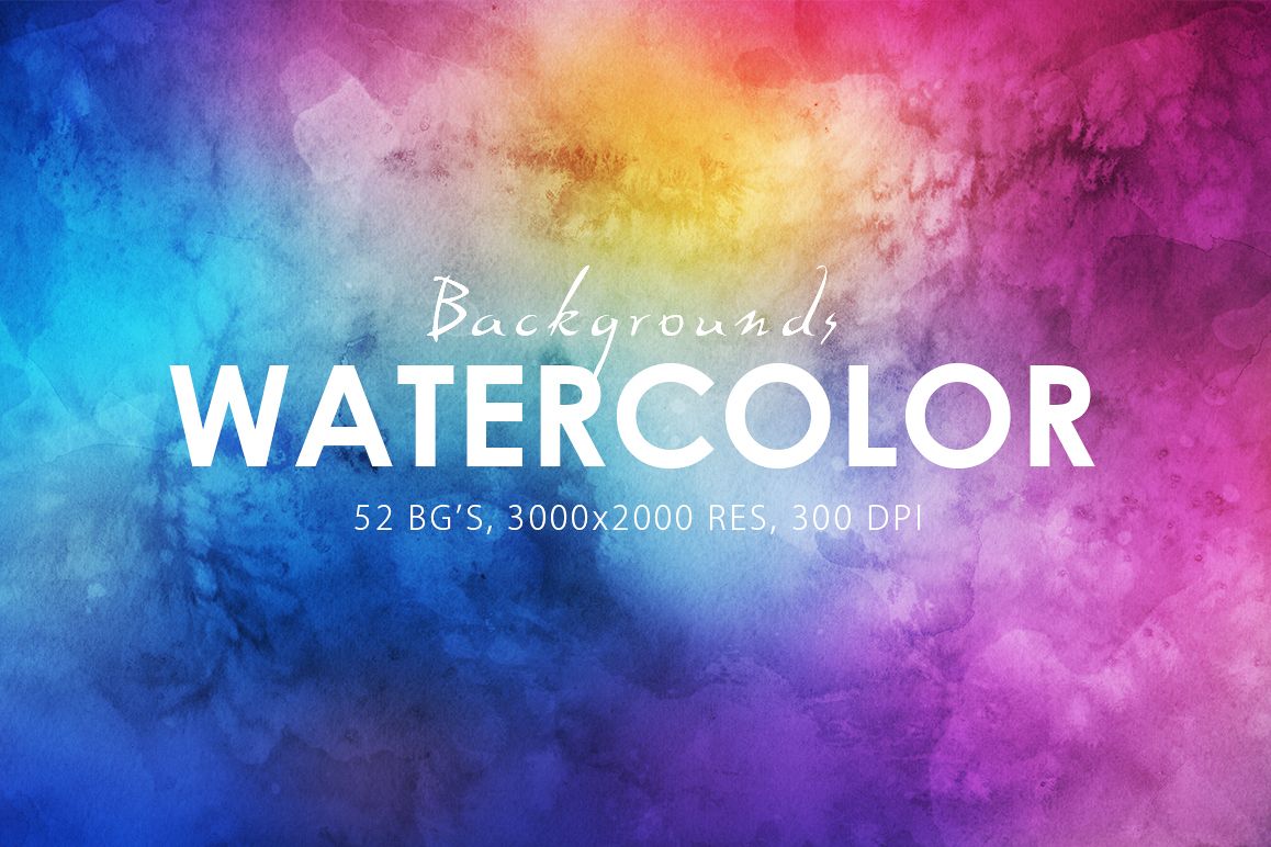 52 Watercolor Backgrounds example image 1