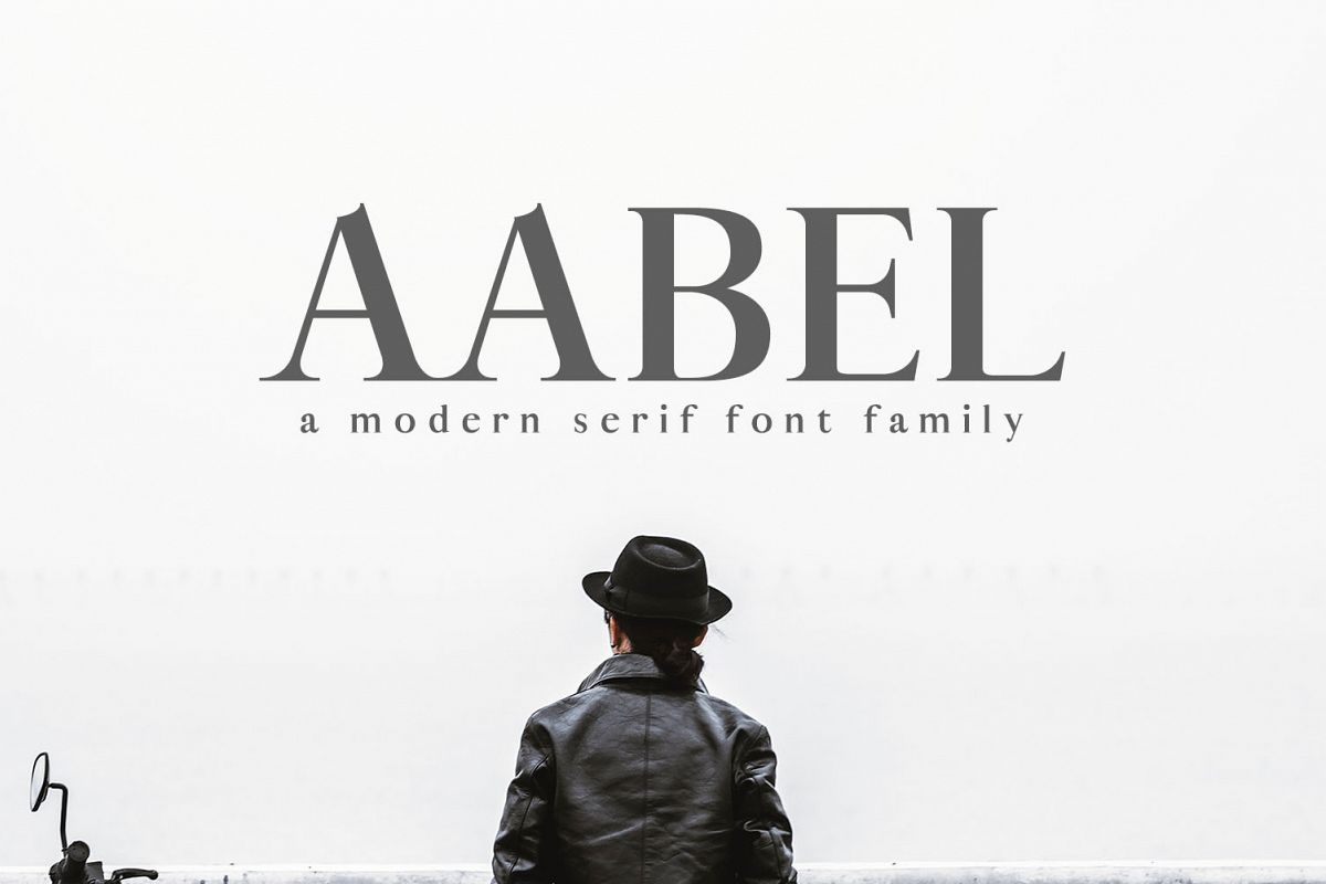 Aable A Modern Serif Font Family example image 1