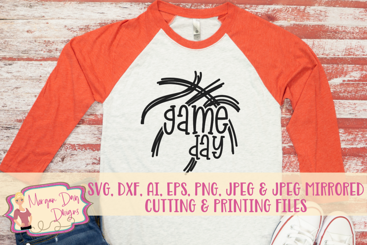 Game Day SVG, DXF, AI, EPS, PNG, JPEG example image 1