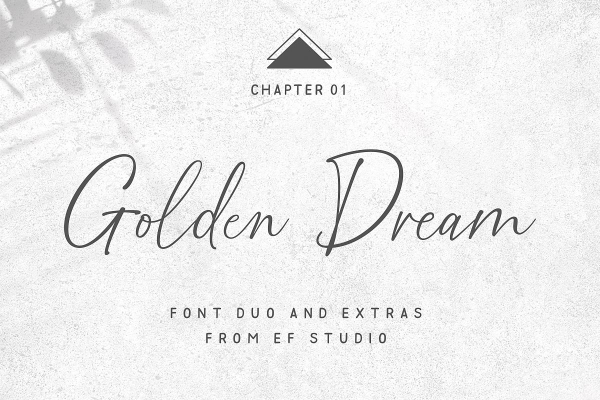 Golden Dream Font Duo & Extras example image 1