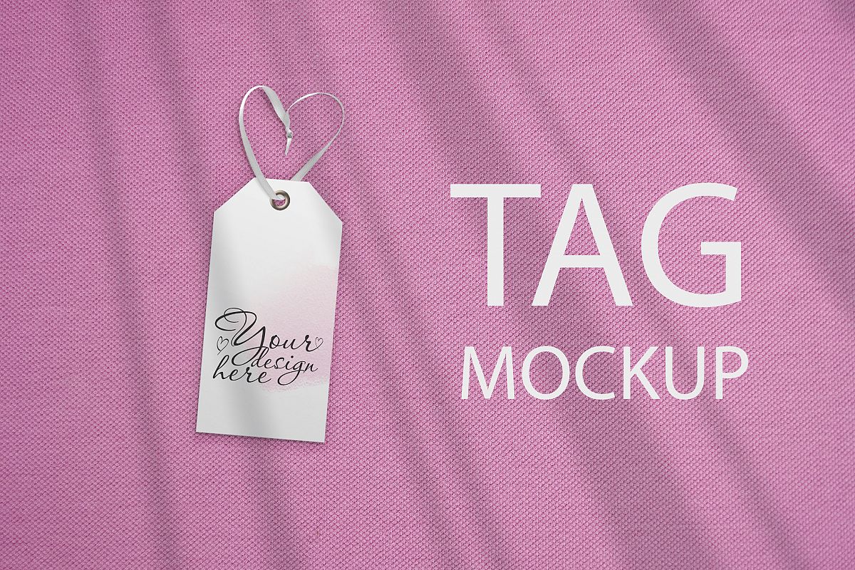 Label tag mockup example image 1