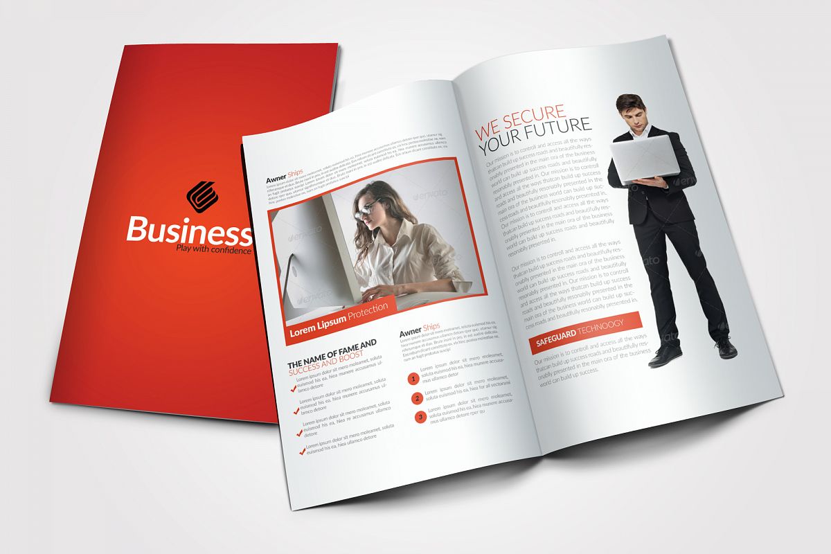 Business Bifold Brochure Templates example image 1
