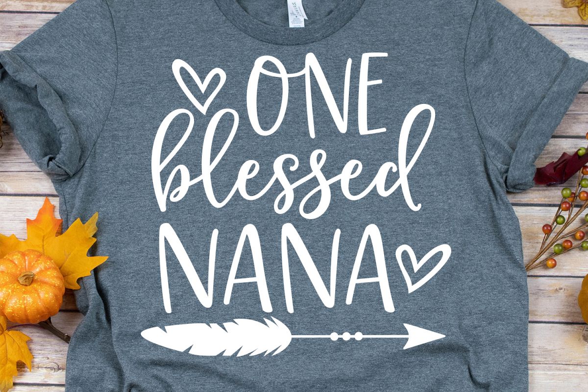 Download One Blessed Nana SVG, DXF, PNG, EPS