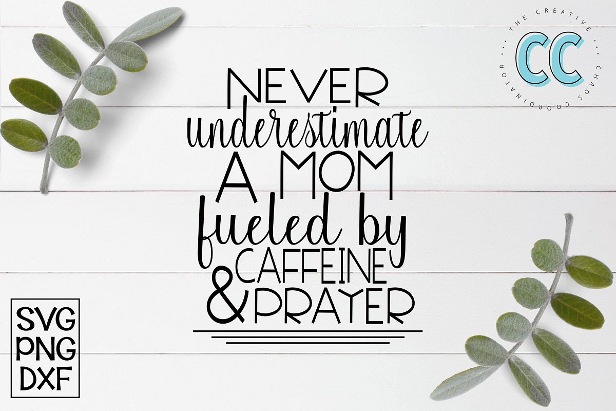 Mom Caffeine & Prayers example image 1