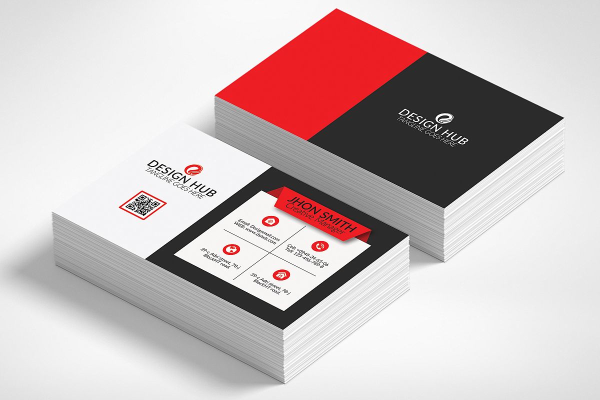 Stylish Business Card Template example image 1