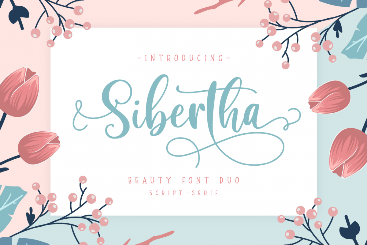Sibertha - Font Duo - example image 1