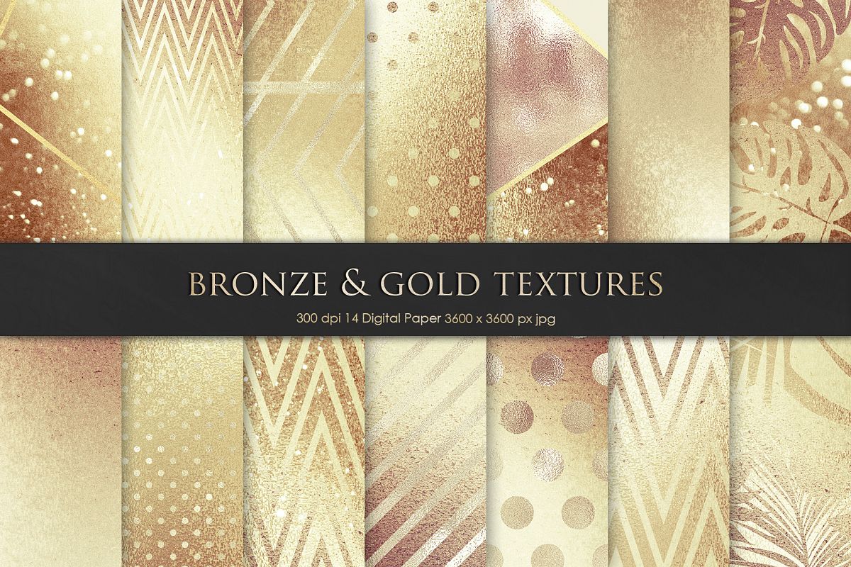 Gold & Bronze Textures example image 1