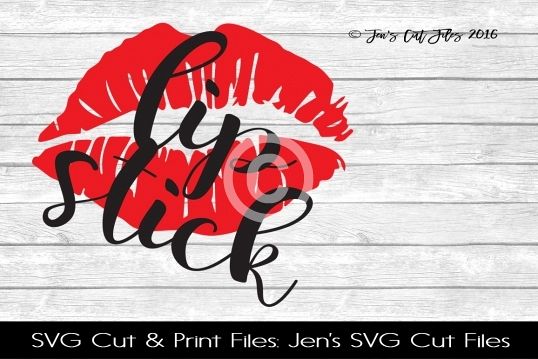 Lipstick SVG Cut File SVG Cut File example image 1