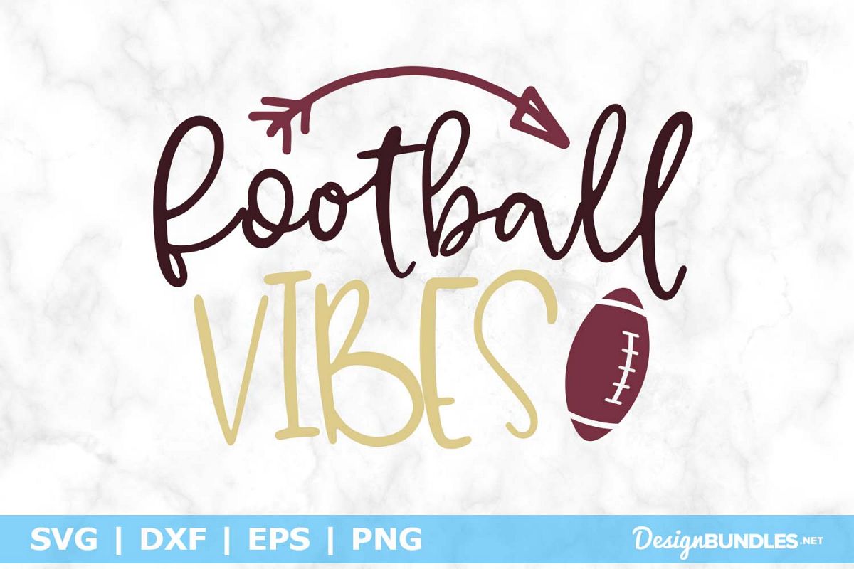 Football Vibes SVG File example image 1