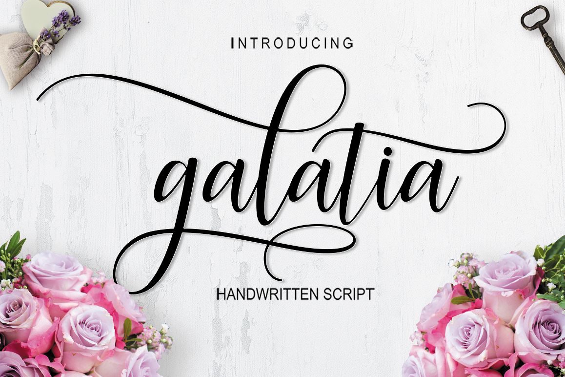 Galatia Script example image 1