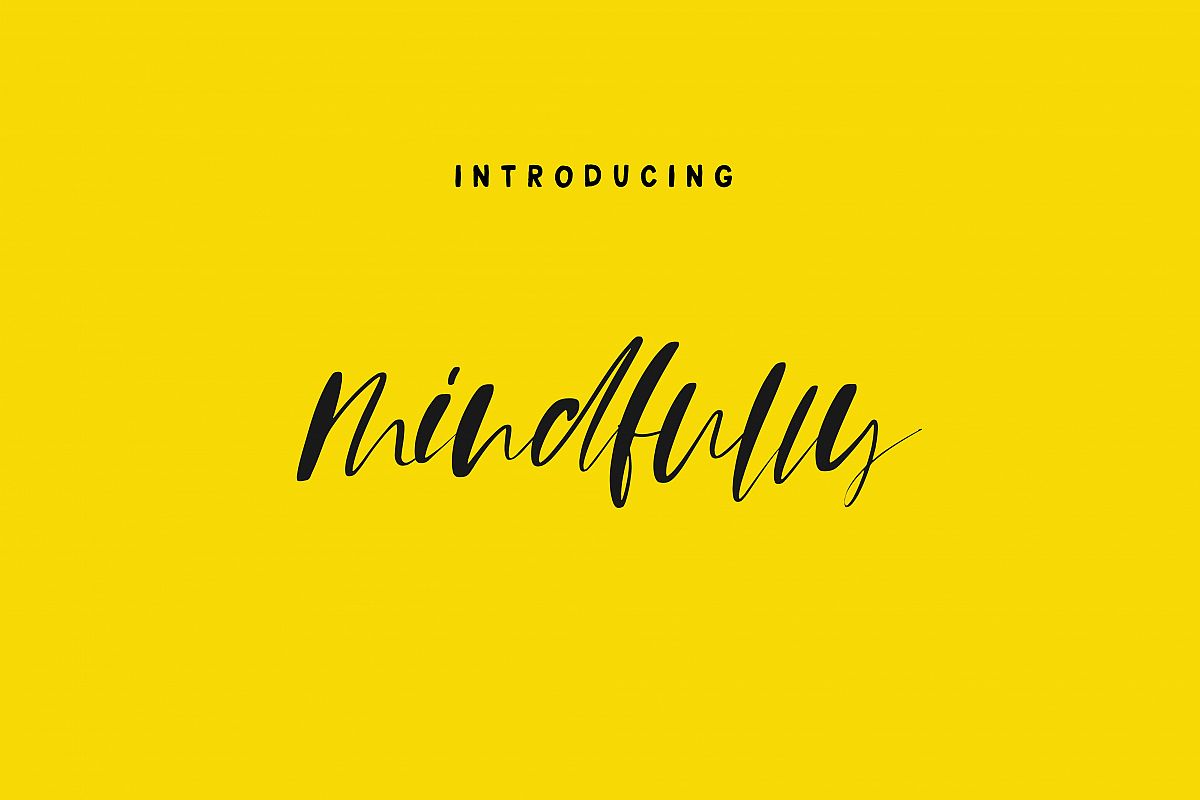 Mindfully Font Set example image 1