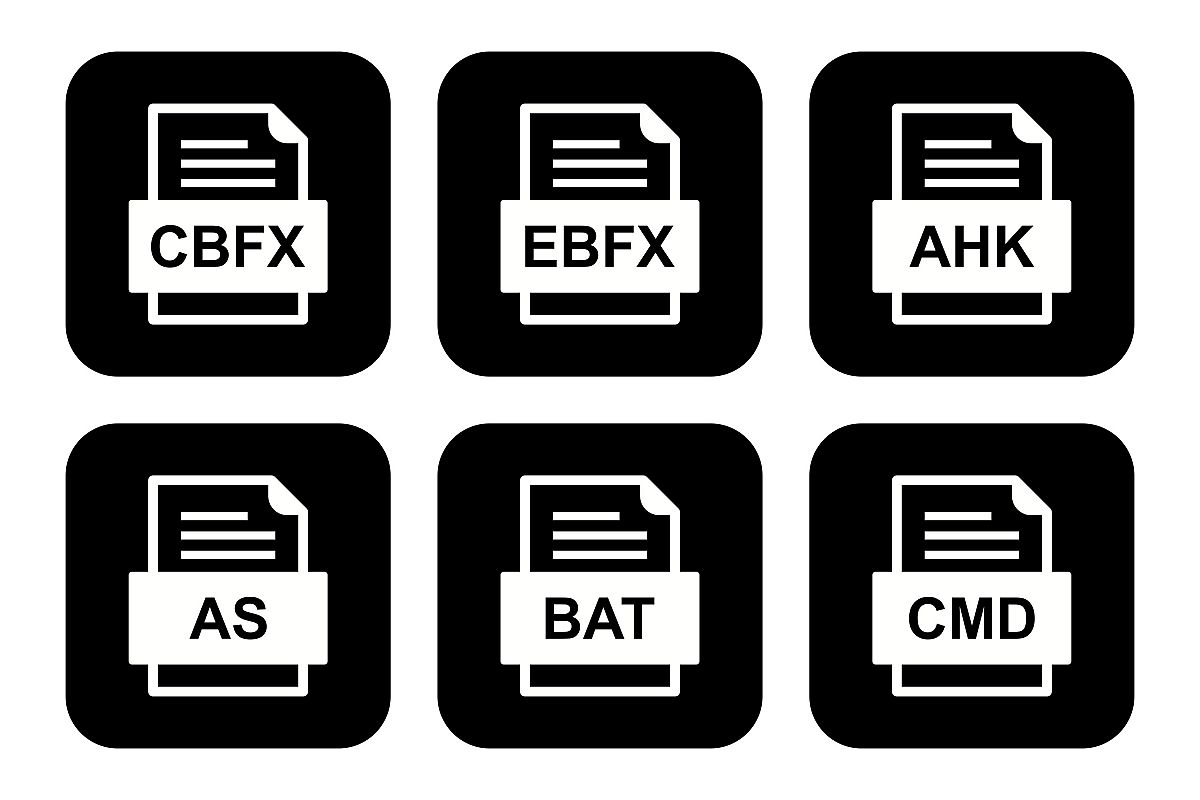 Set Of File Formats Icons example image 1