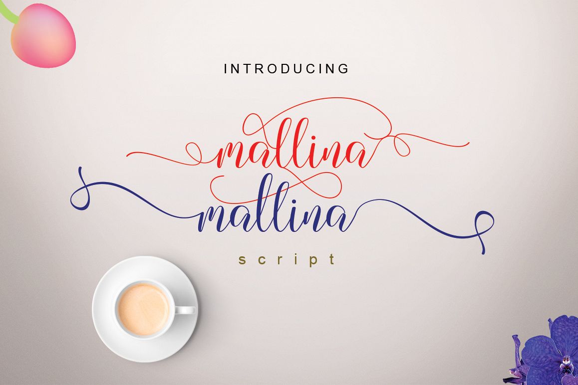 Mallina Script example image 1