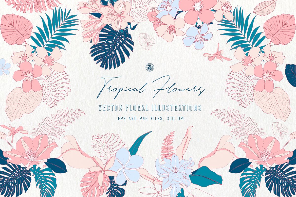 Tropical Flowers example image 1