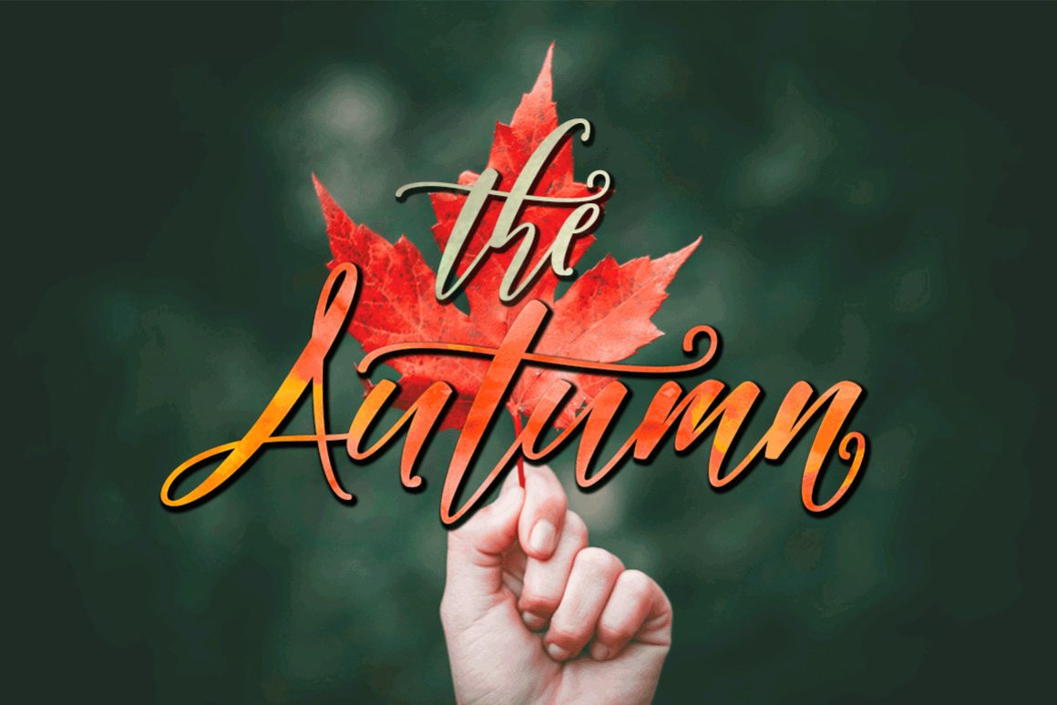Autumn Script example image 1