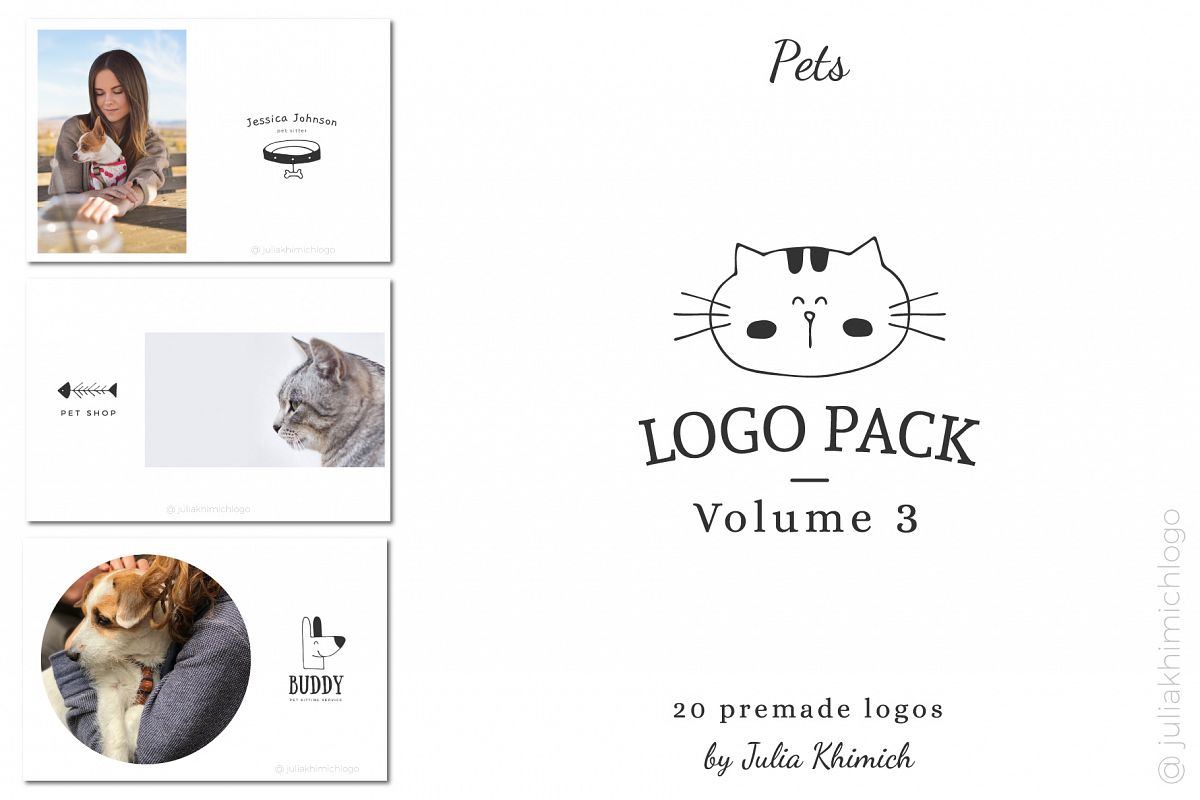 Logo Pack Vol.3. Pets example image 1