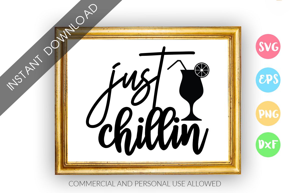 Just chillin SVG Design example image 1