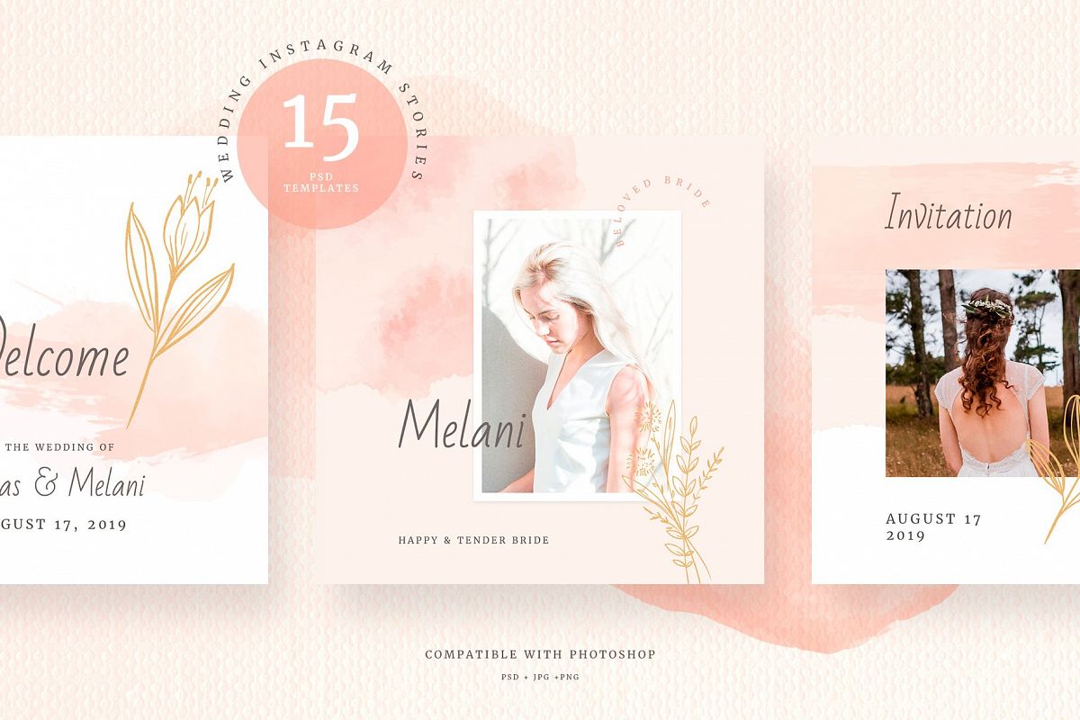 Modmuazel Wedding Instagram Stories example image 1