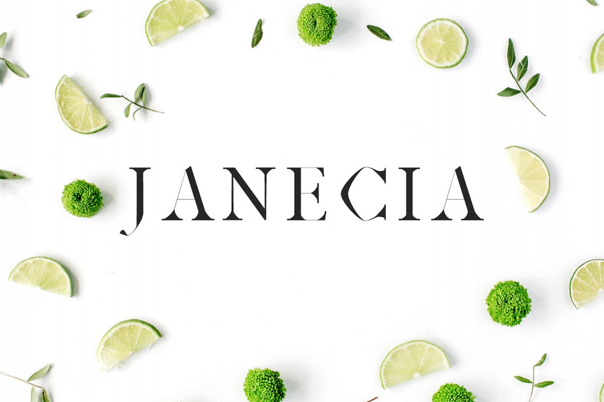 Janecia Serif Typeface example image 1