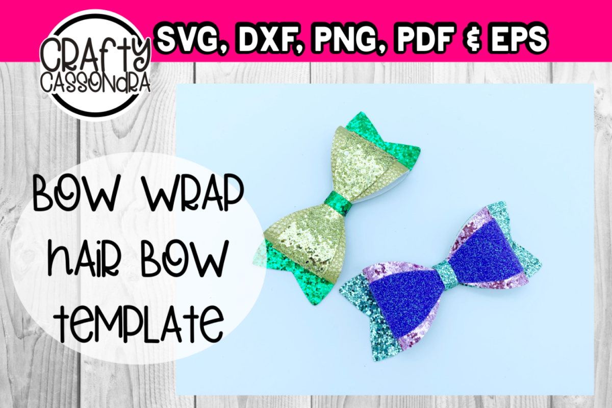 Simple Wrap Bow Template example image 1