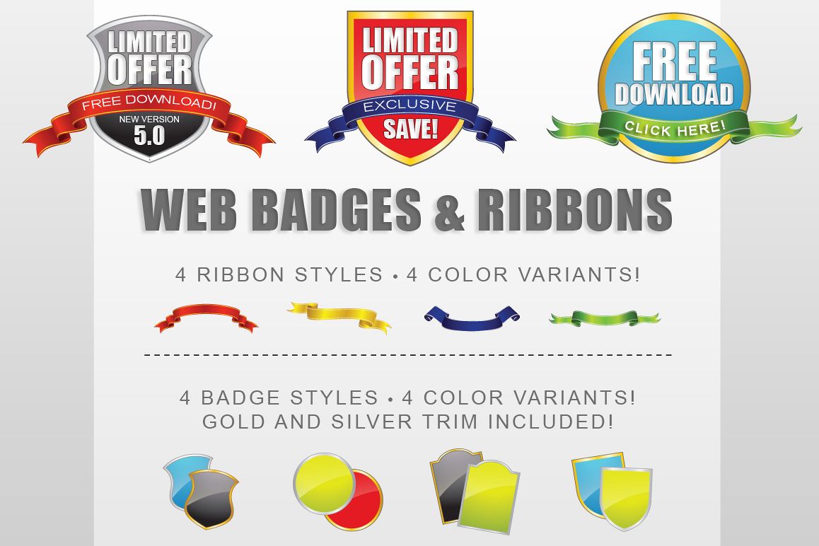 Badge Ribbon Creator Kit example image 1