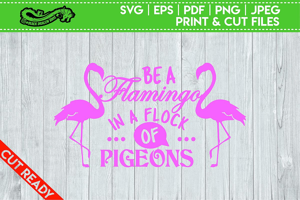 Be A Flamingo In a Flock Of Pigeons example image 1