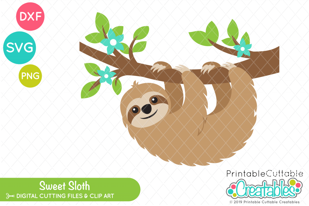Download Sweet Sloth SVG (287473) | SVGs | Design Bundles