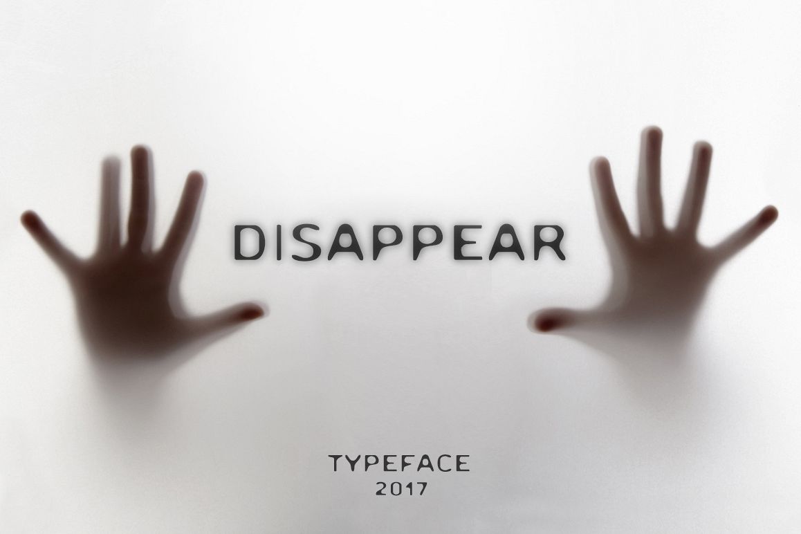 Disappear Font example image 1