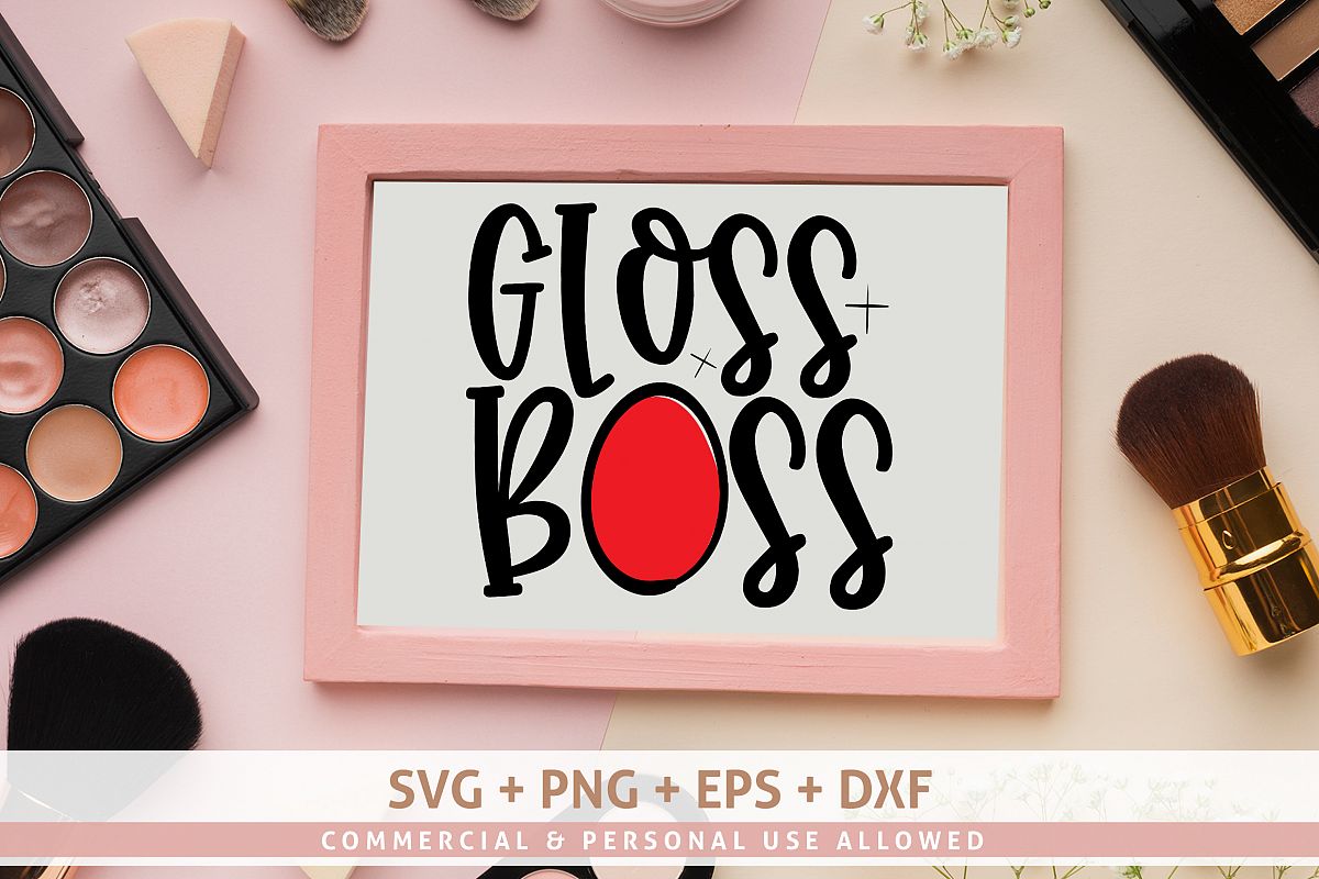 Gloss Boss SVG Design example image 1