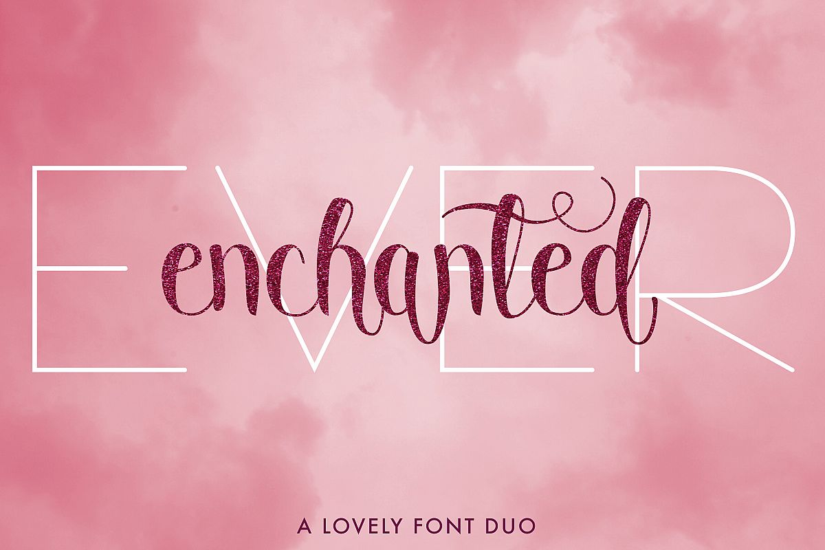 Ever Enchanted - A Font Duo example image 1