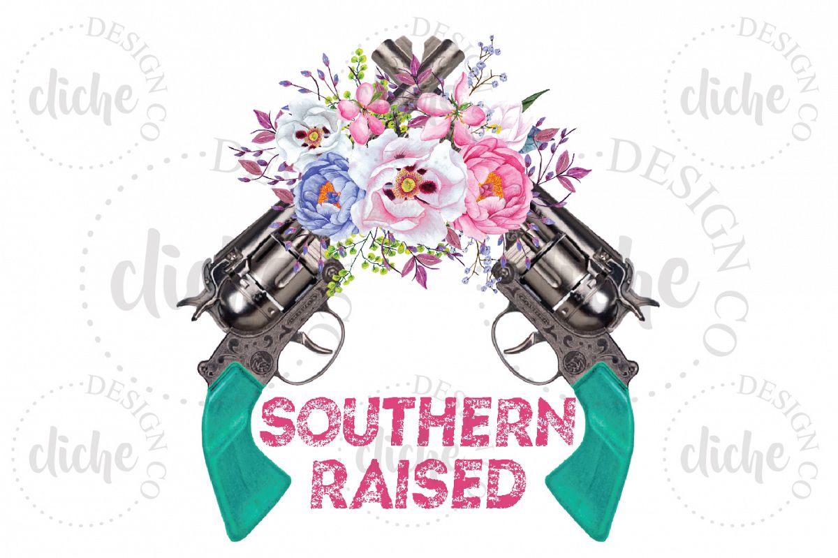 Southern Raised Sublimation Design example image 1