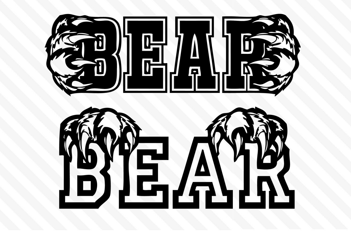 Bear football,Bear basketball.Bear baseball,svg,cricut, example image 1
