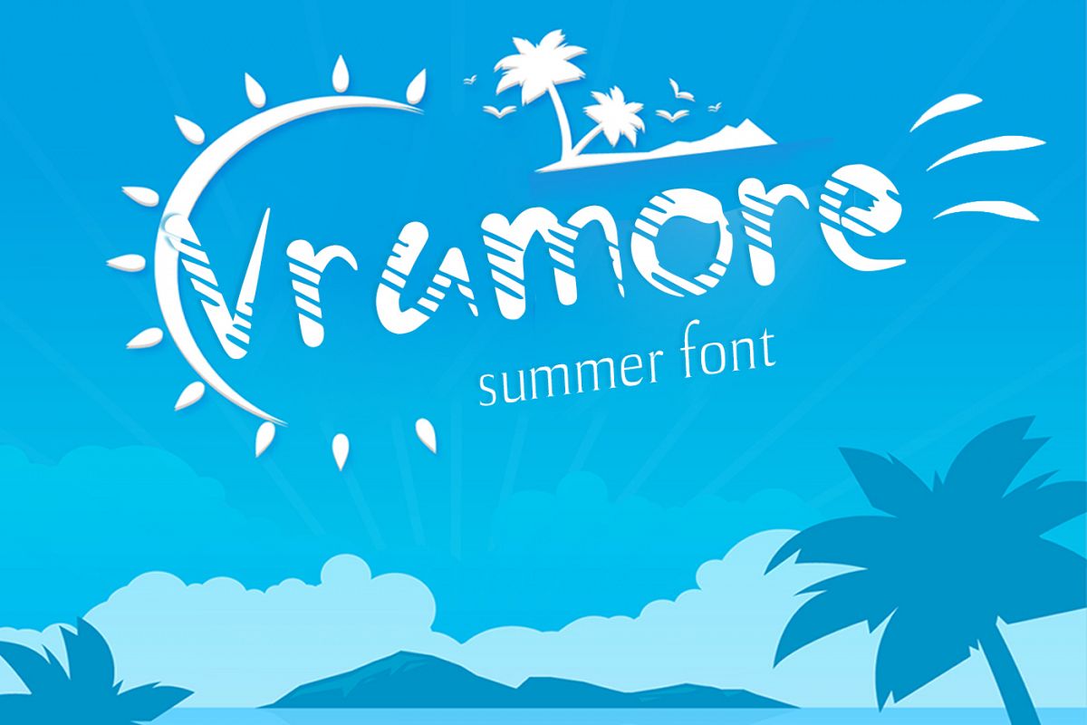 Vramore Summer Font example image 1