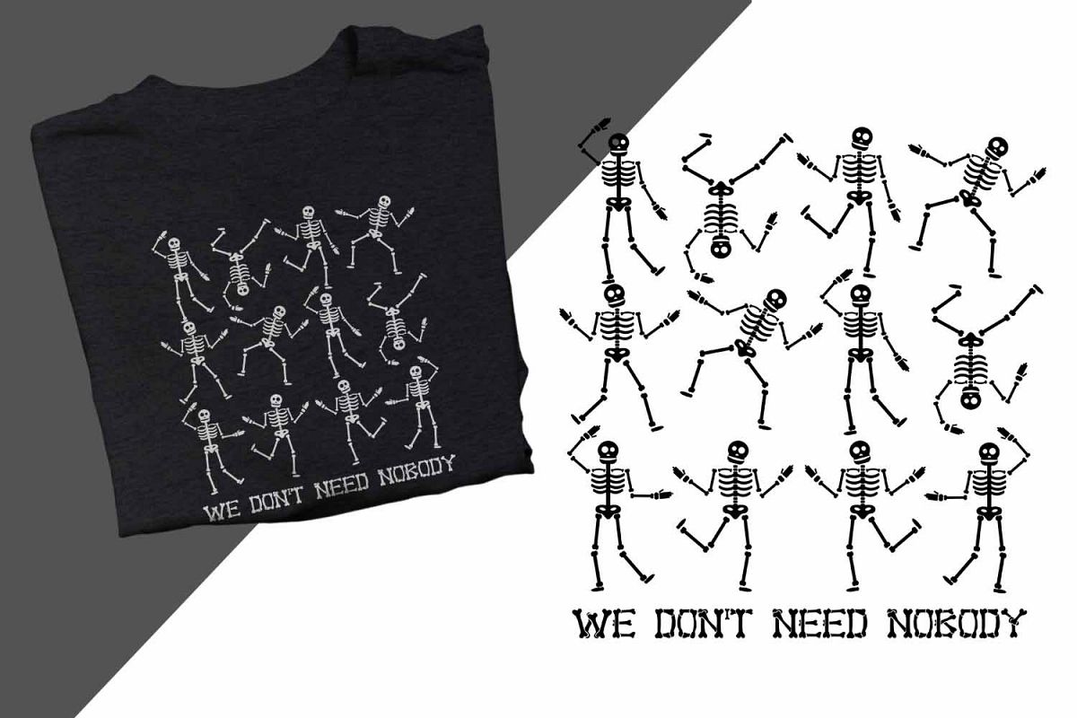 We don't need nobody Halloween Printable example image 1