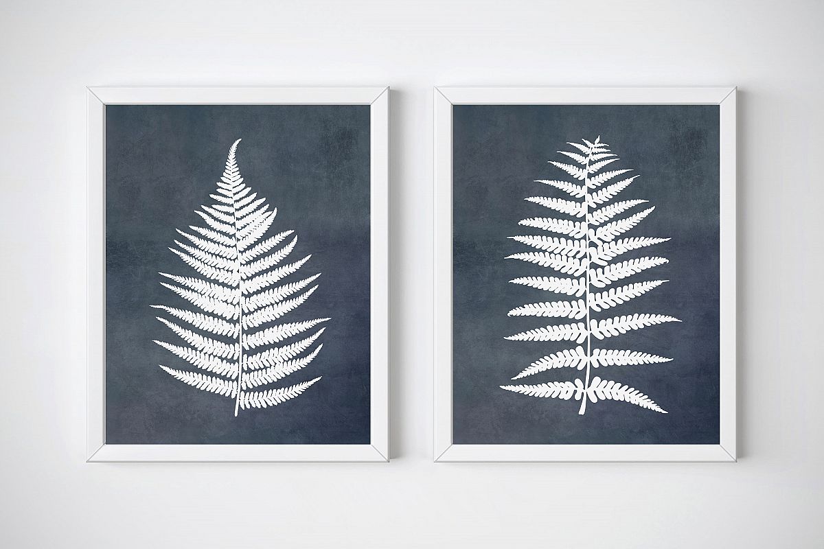 Kitchen Wall Art Watercolor, Set of 2 Prints Botanical example image 1