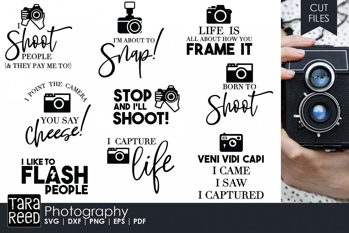 Photography Photographer Svg And Cut Files For Crafters 163412