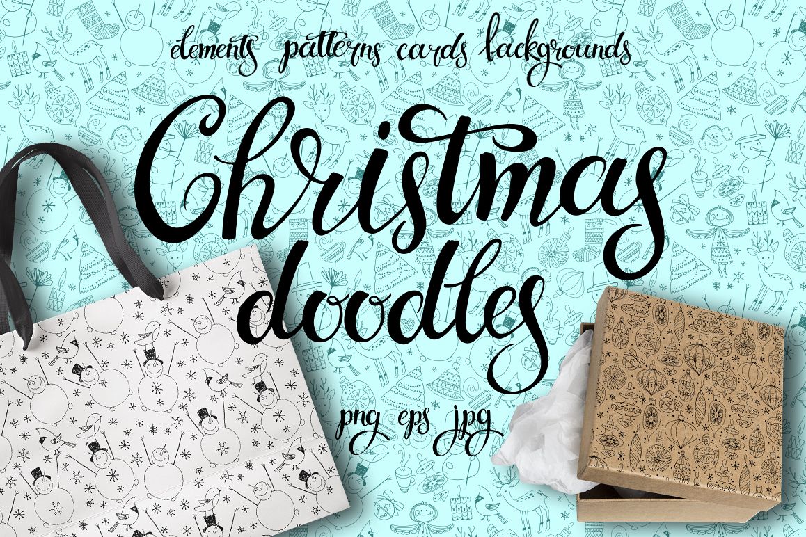 Christmas doodles. example image 1