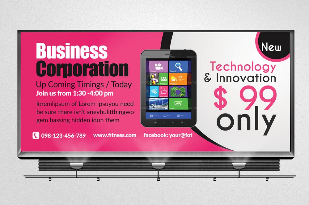 Mobile Apps Billboard Banners example image 1