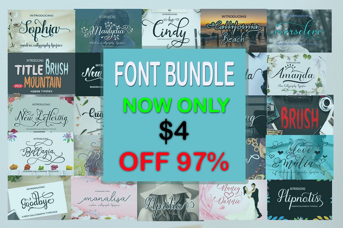 HAPPY NEW YEAR Font Bundle example image 1