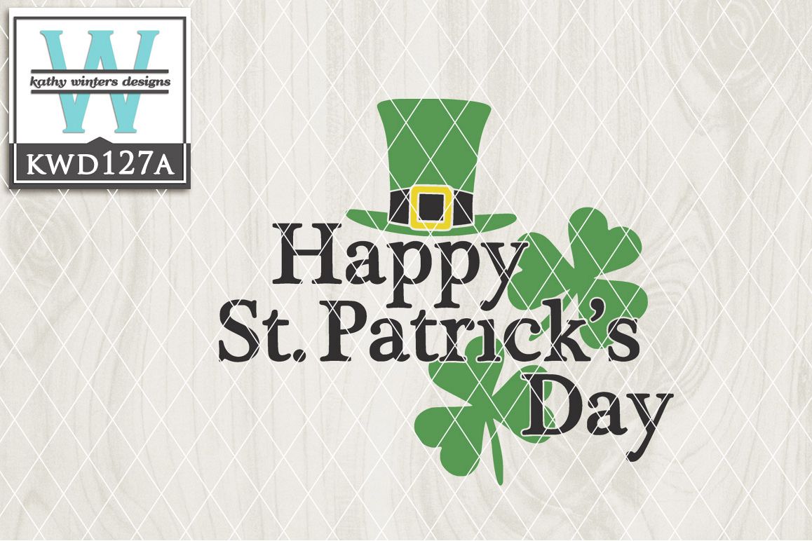 St. Patrick's Cutting File KWD127A example image 1
