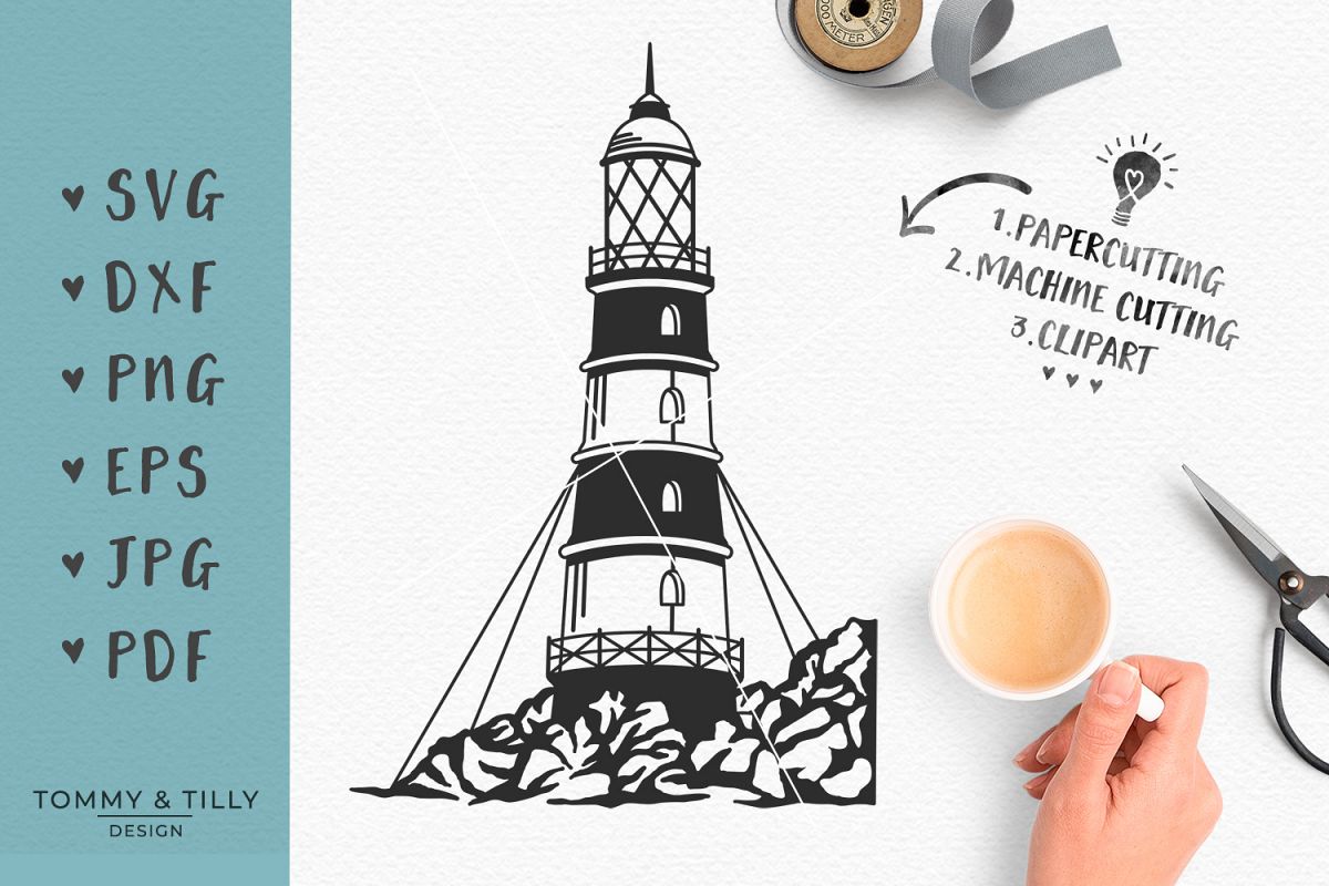 Download Lighthouse - SVG EPS DXF PNG PDF JPG Cutting File