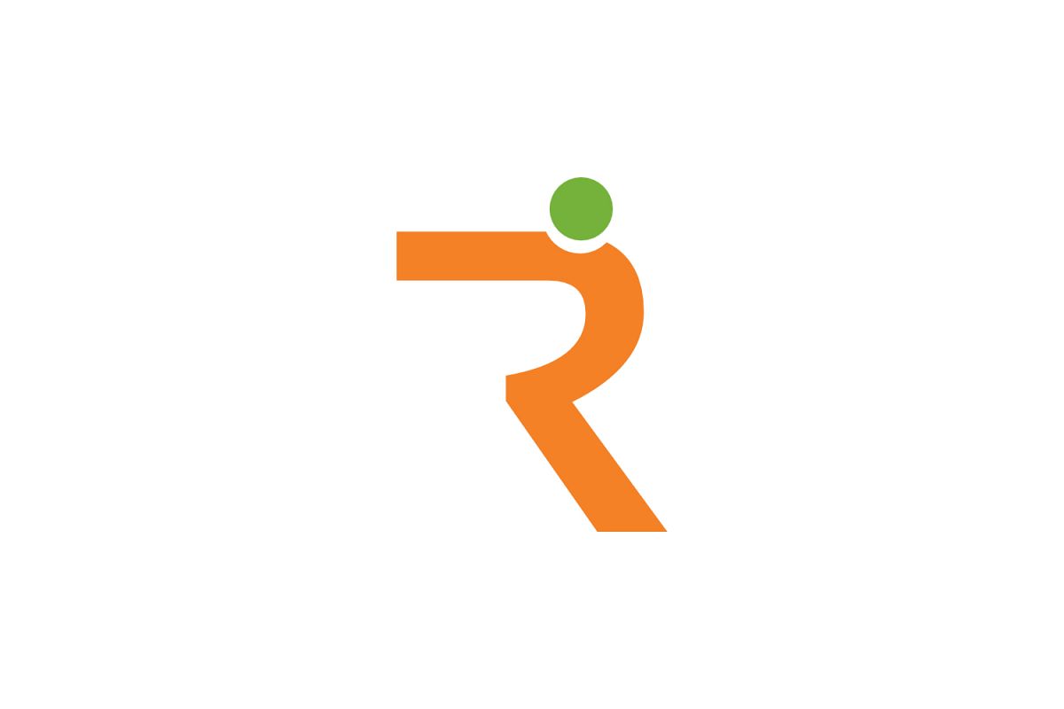 r letter people logo example image 1