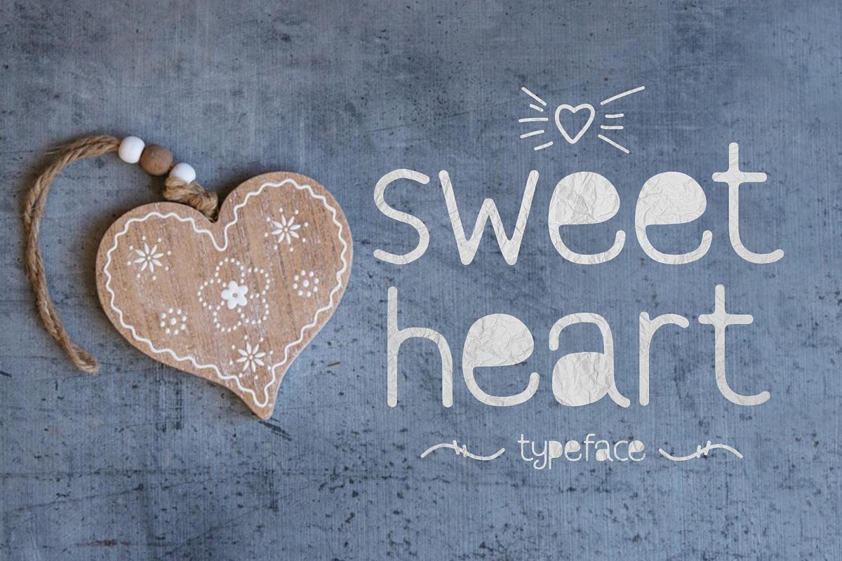 Sweetheart | A Lovely Typeface example image 1