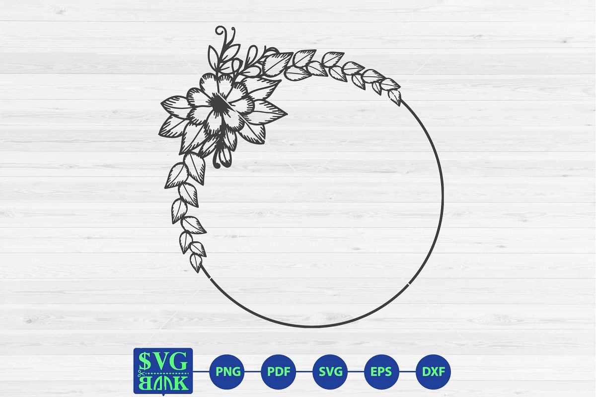 Free Free 78 Flower Monogram Frame Svg SVG PNG EPS DXF File