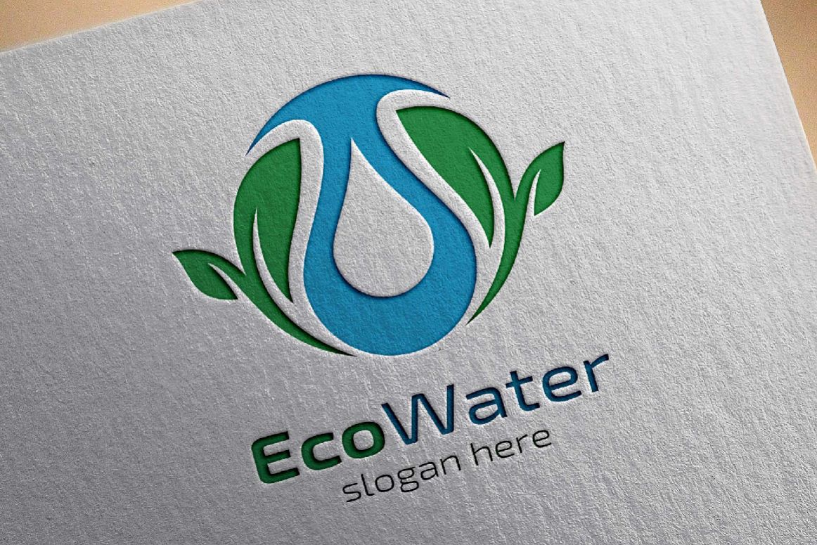 Eco water, Eco energy logo template example image 1