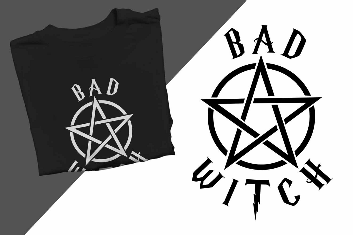 Bad Witch Halloween Printable example image 1