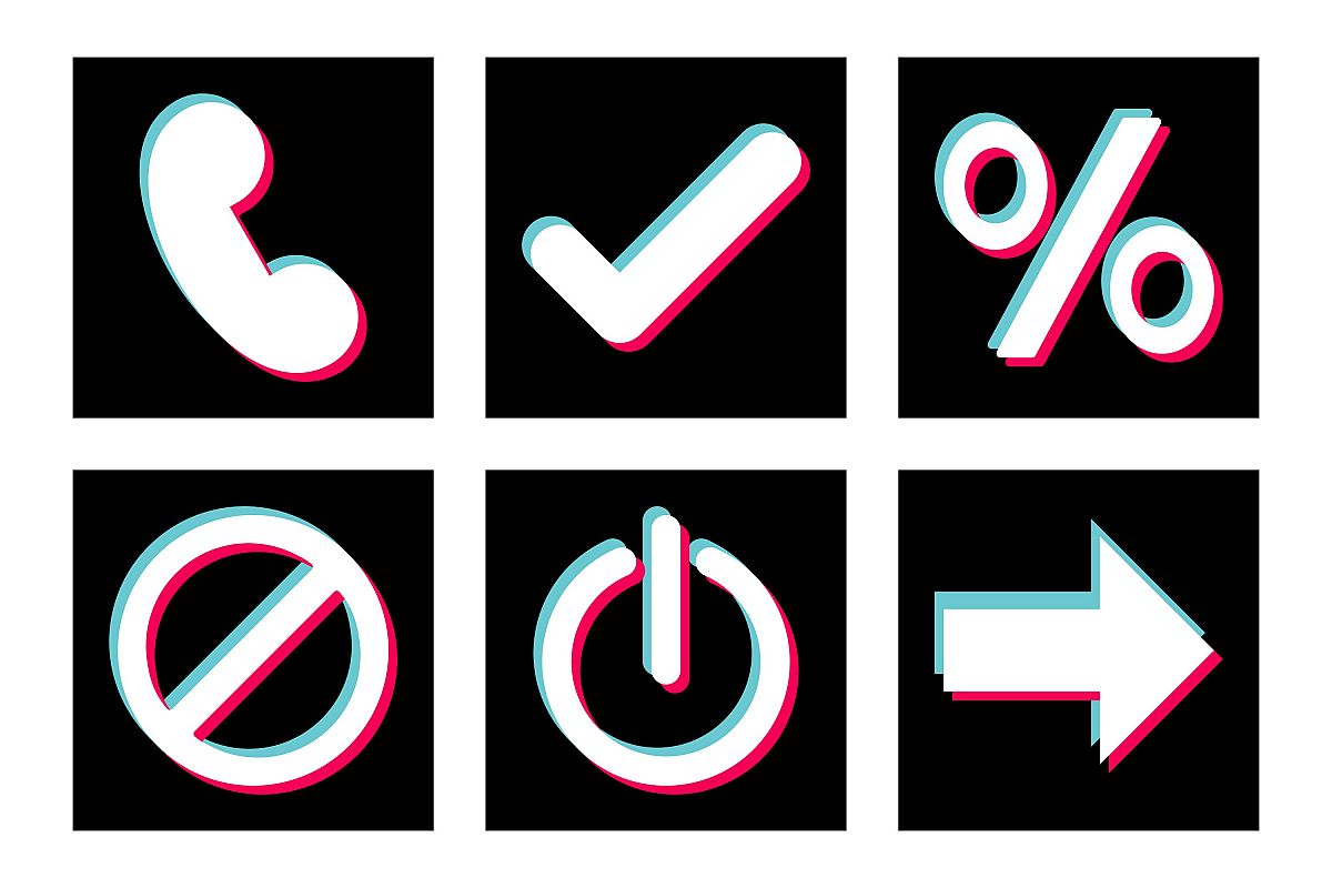 Set Of Basic Elements Icons example image 1