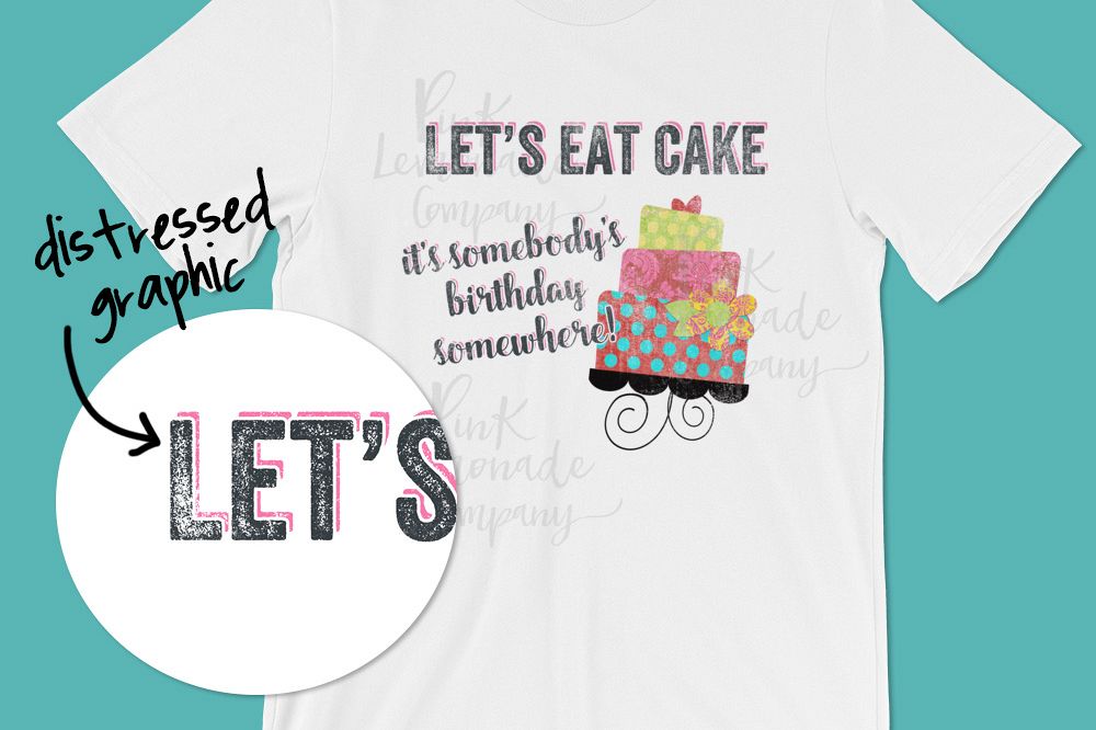 Let's Eat Cake Digital Graphic File example image 1