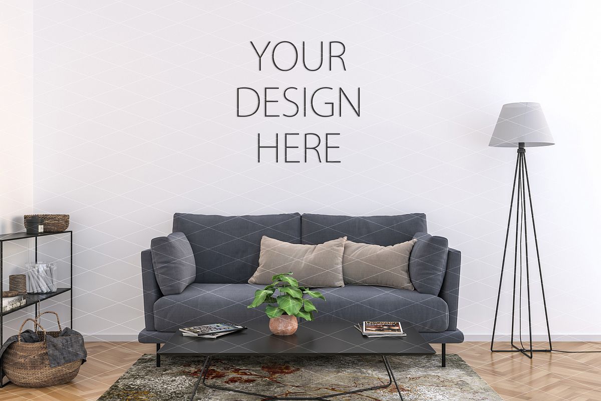 Interior mockup - artwork background - kitchen example image 1