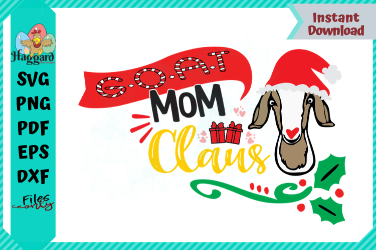 G.O.A.T Mom Claus example image 1